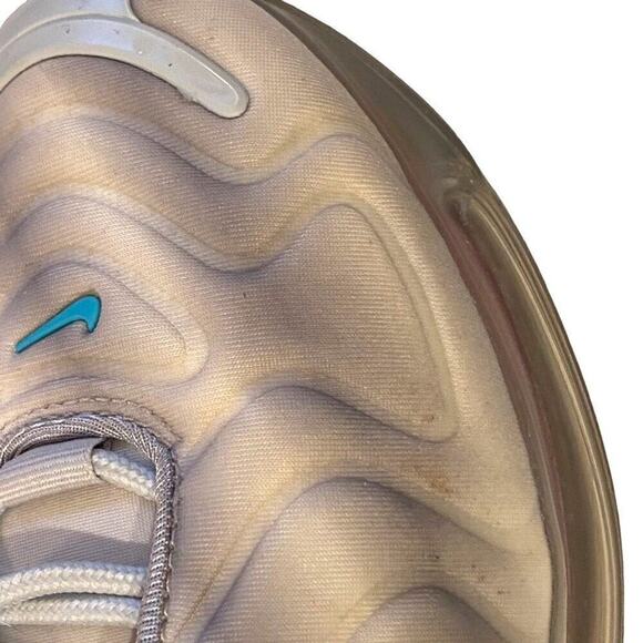 NIKE "Air Max 720" Women's Running Shoes, 8, Gray Nebula, Rainbow Colors - Picture 10 of 11